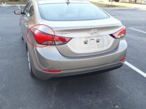 Hyundai Elantra Tail Light Assembly Replacement