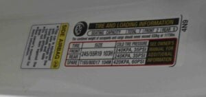 Recommended Acura Tire Pressure