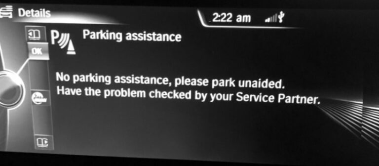 BMW PDC Parking Assist Malfunction | Common Problems
