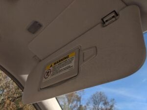 Fix Sun Visor Vanity Light Switch On Mercedes-Benz E-Class