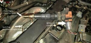 Checking For Sparks On The Vehicle