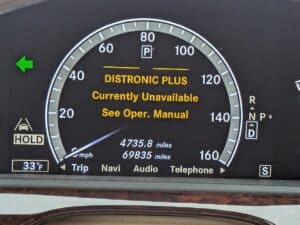 Mercedes-Benz Distronic Plus Inop Unavailable Common Problems