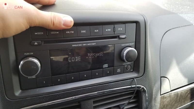 2011 Dodge Grand Caravan Radio Removal 1 - Dodge Chrysler Grand Caravan Radio Replacement - No Sound