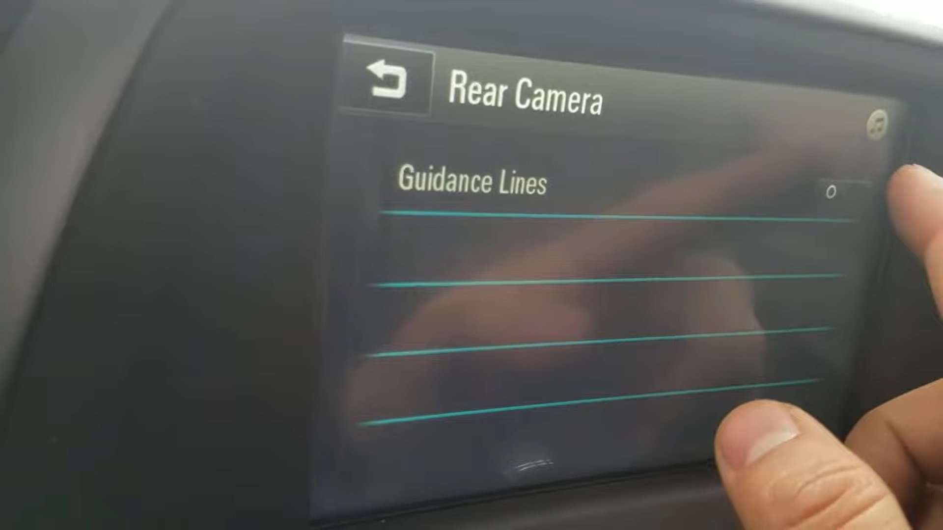 Chevy Back Up Camera Guide Lines - Chevy Backup Camera - Turn Guide Lines On / Off