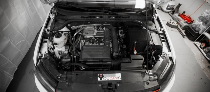 Open Volkswagen Hood