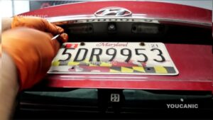 License Plate Light Replacement Hyundai Sonata