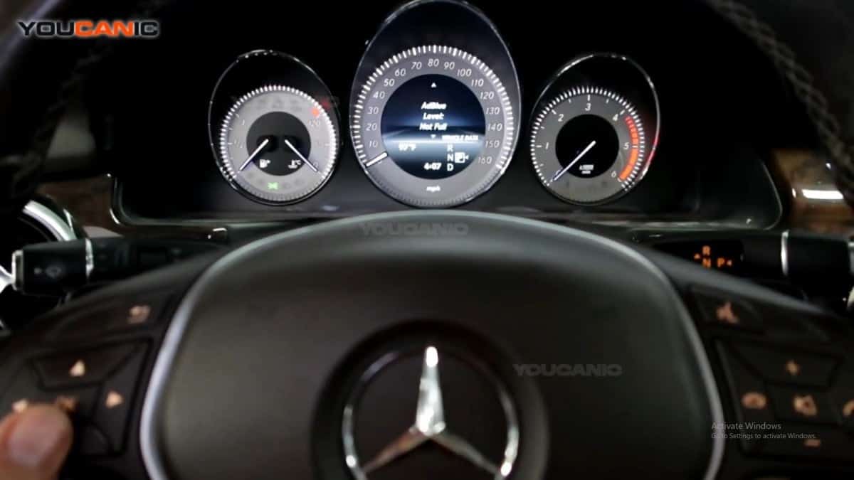 Adblue Level 2 - Mercedes-Benz Check Adblue Level On Dashboard