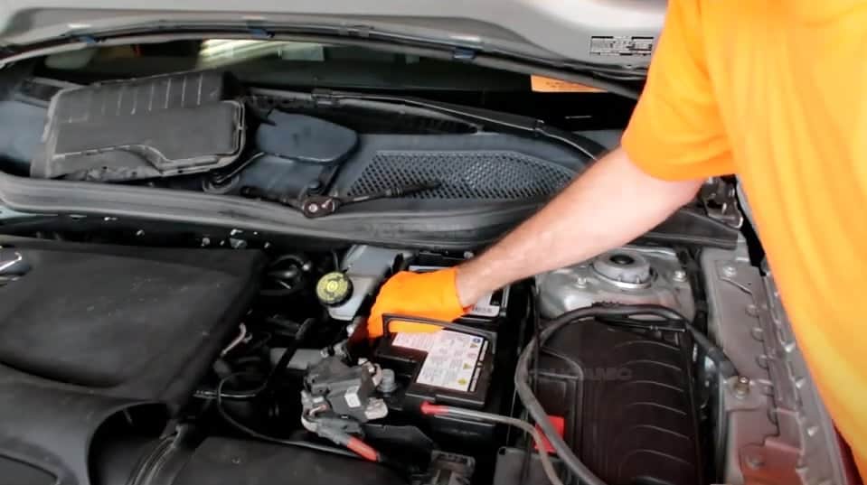 Putting Back The New Battery 1 - Replace Battery On Mercedes-Benz Gla-Class