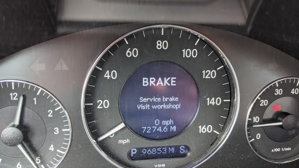 Mercedes Sprinter Brake Pad Warning Light Reset Shelly Lighting