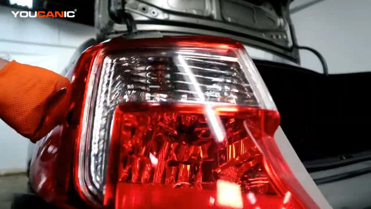 The New Outer Tail Light Assembly. 1 - Tail Light Assembly Replacement Toyota Camry 2012-2017