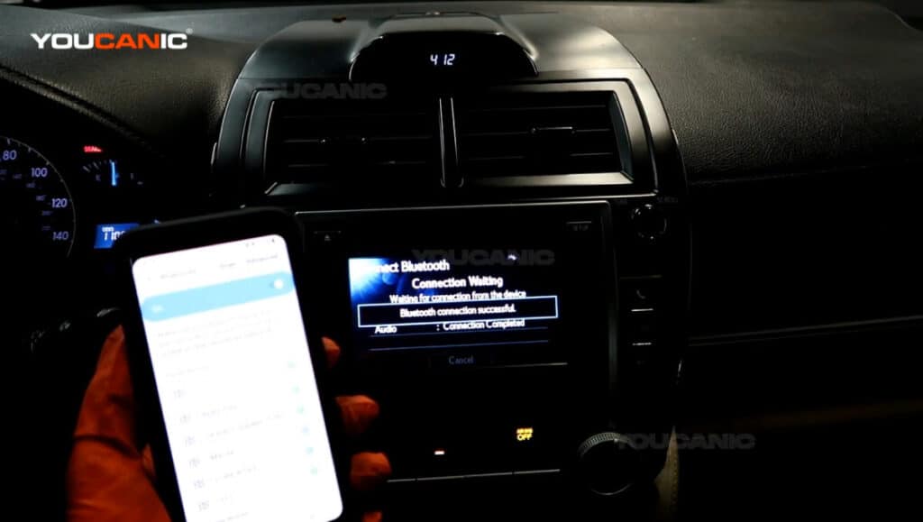 Toyota Camry Pair Bluetooth Phone To