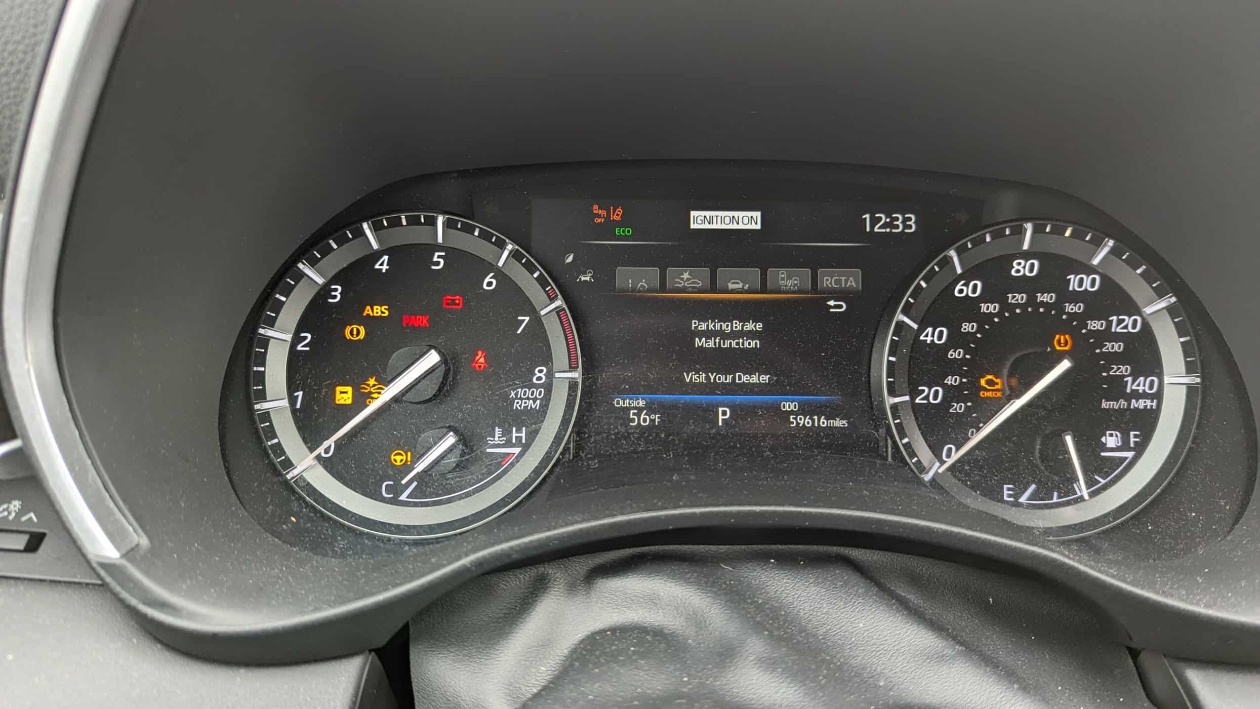 Toyota Dashboard Warning Lights