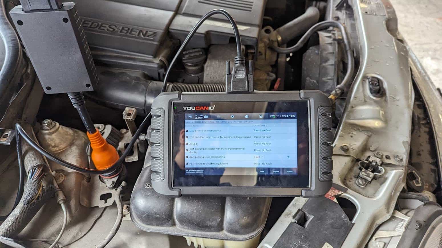 Mercedes 140 38 Port Youcanic Scanner All System - How To Read And Clear Fault Codes On Chrysler Vehicles