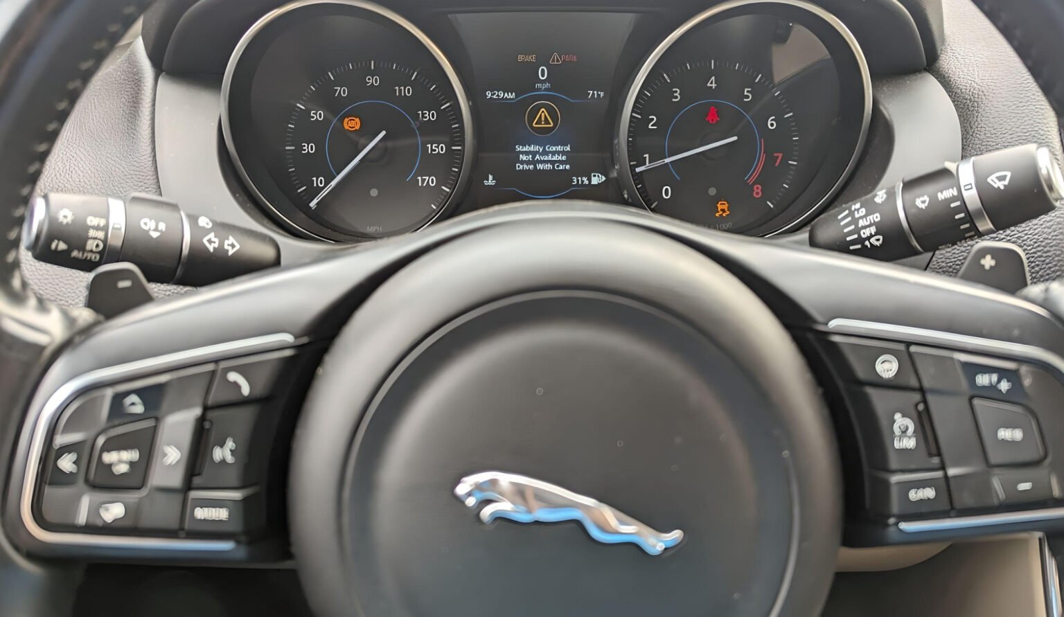 Jaguar ABS Light On & Stability Control Malfunction