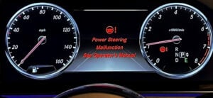 Mercedes Power Steering Malfunction See Operator’S Manual