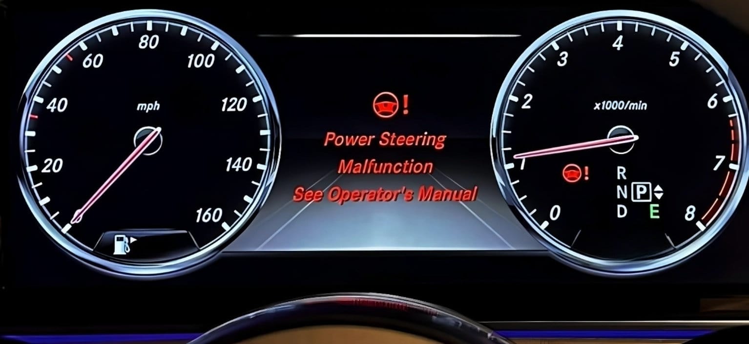 Mercedes Power Steering Malfunction See Operator’s Manual YOUCANIC