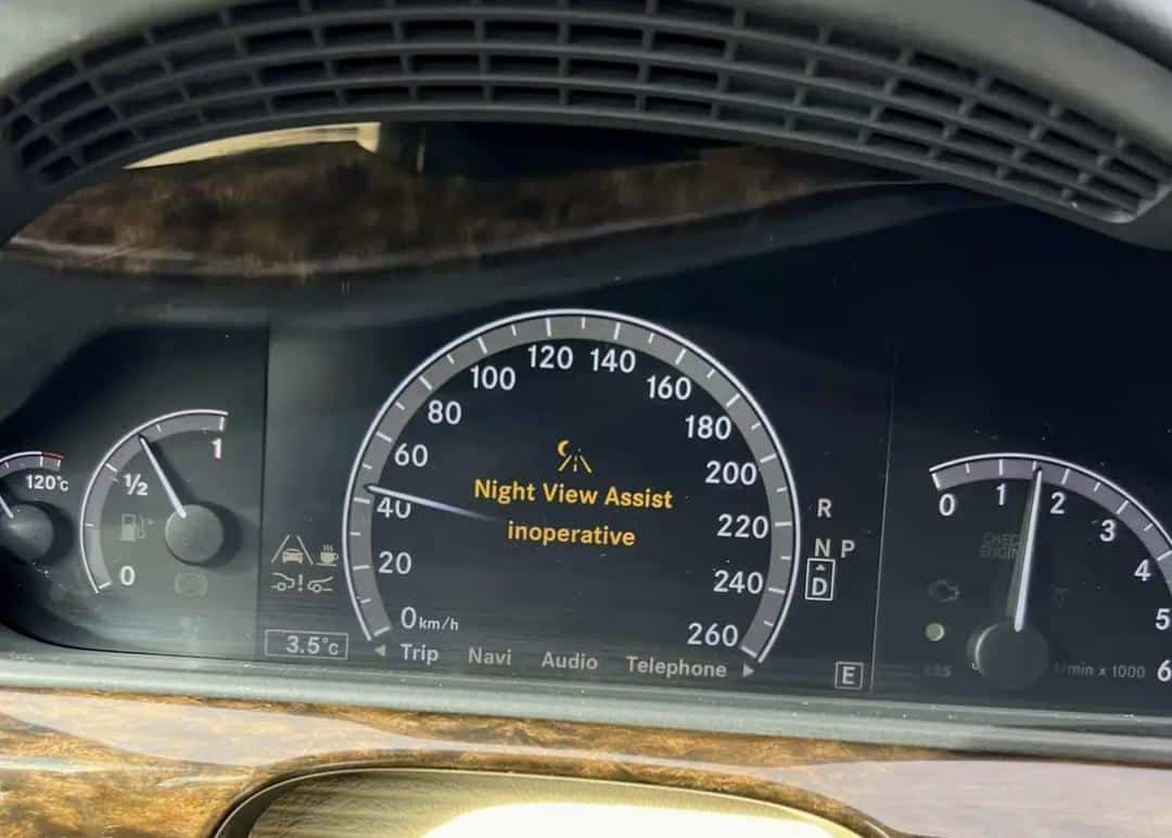 Mercedes Benz Night View Assist Inoperative Explained YOUCANIC