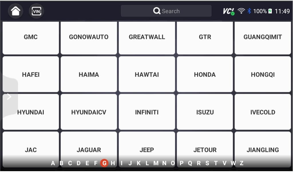 Youcanic Scanner Homepage G-J