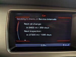 Can’T Reset Audi Service Due Reminder