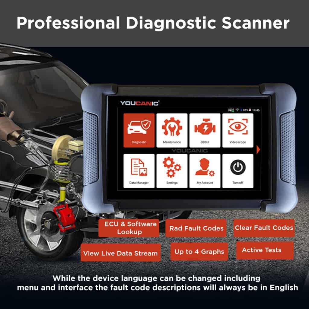 Youcanic Pro Scanner - Mercedes-Benz Hybrid Vehicle - No Start Problem