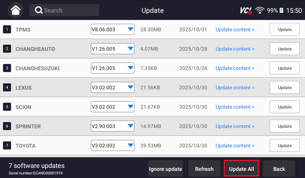 Image 3 - Scanner Guide: How To Run Software Updates On Your Youcanic Scanner