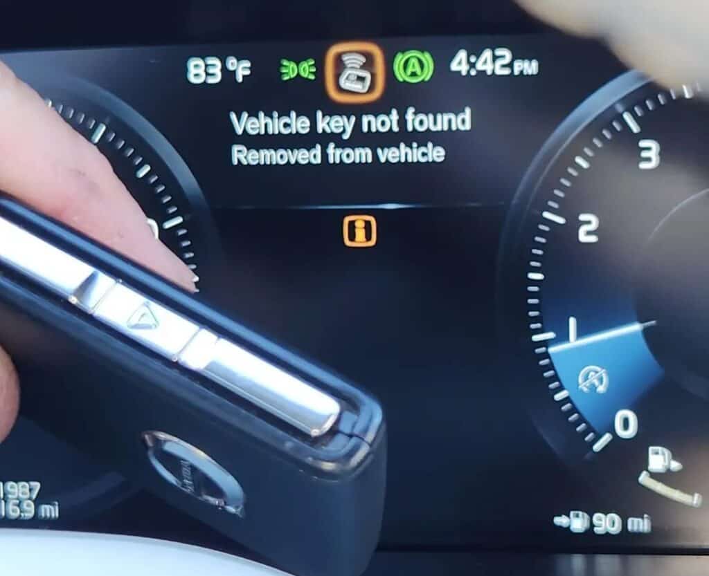 Volvo Shows Key Not Found Message But Key Is Pressent 2 Vehicle Key Not Found - Volvo Shows Key Not Found Message But Key Is Pressent