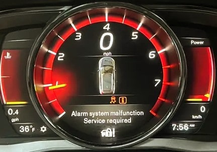 Volvo Alarm System Malfunction Service Required 1 - Volvo Alarm System Malfunction Service Required - What It Means &Amp; How To Fix It