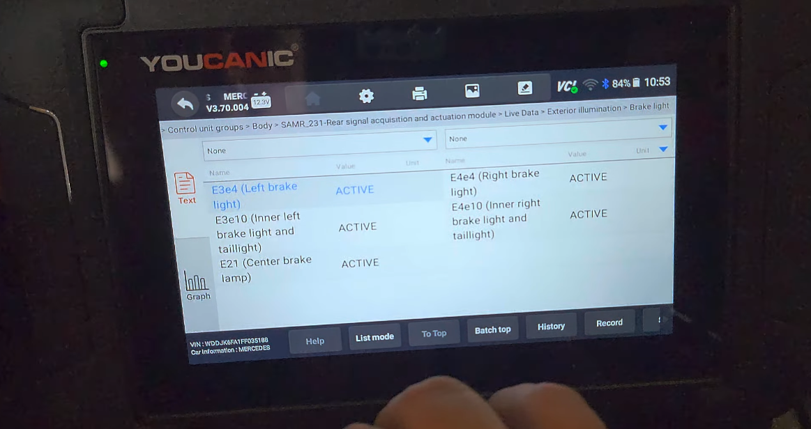 Active - How To Test Your Brake Light Switch Using A Youcanic Scanner